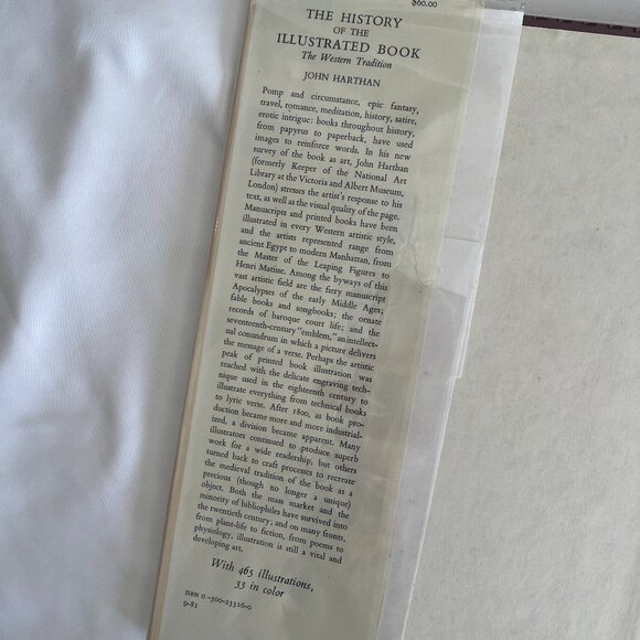 First Edition Hartman History of the Illustrated Book  Thames and Hudson 1981 - Picture 2 of 7